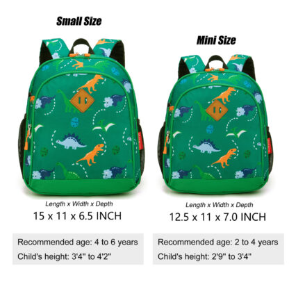 inBeryl Toddler Backpack Boys, 12&15 Inch Kids Backpack for Preschool or Kindergarten - Image 12