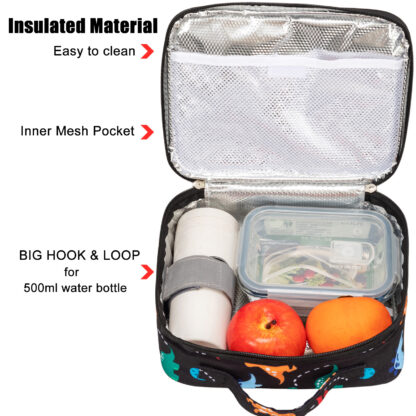 JinBeryl Insulated Lunch Box Bag for Kids Boys, Size for Preschool, Kindergarten, or Travel - Image 6