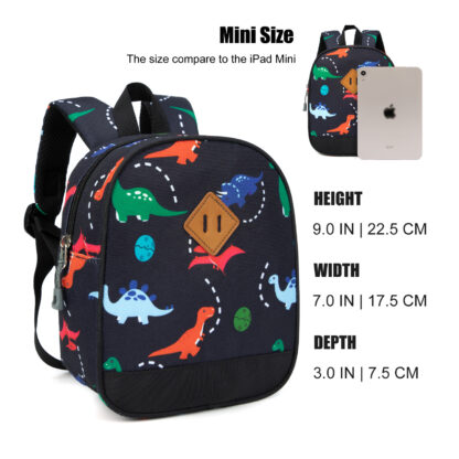 JinBeryl Toddler Backpack with Leash for Boys or Girls, Mini Size - Image 4