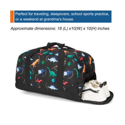 JinBeryl Kids Duffle Bag for Boys, Ideal for Travel, Overnight Weekend, School Practice - Image 5